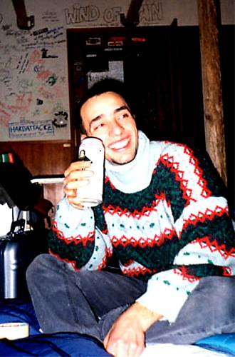 Macio in Steffi - thanx for the beer! - Karlsruhe @ ex-Steffi 26.12.2ooo